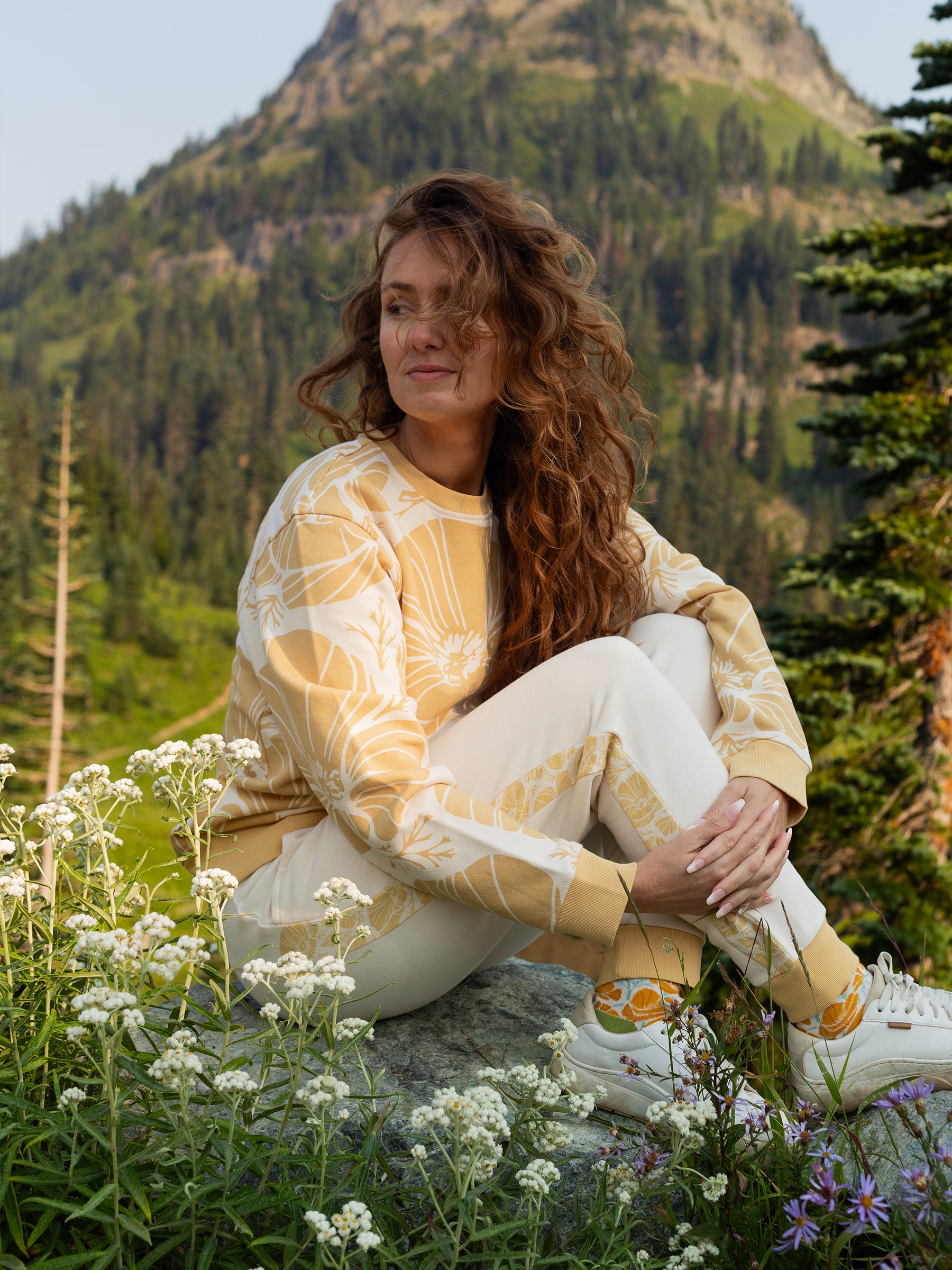 Poppies Joggers-Organic Joggers-Happy Earth